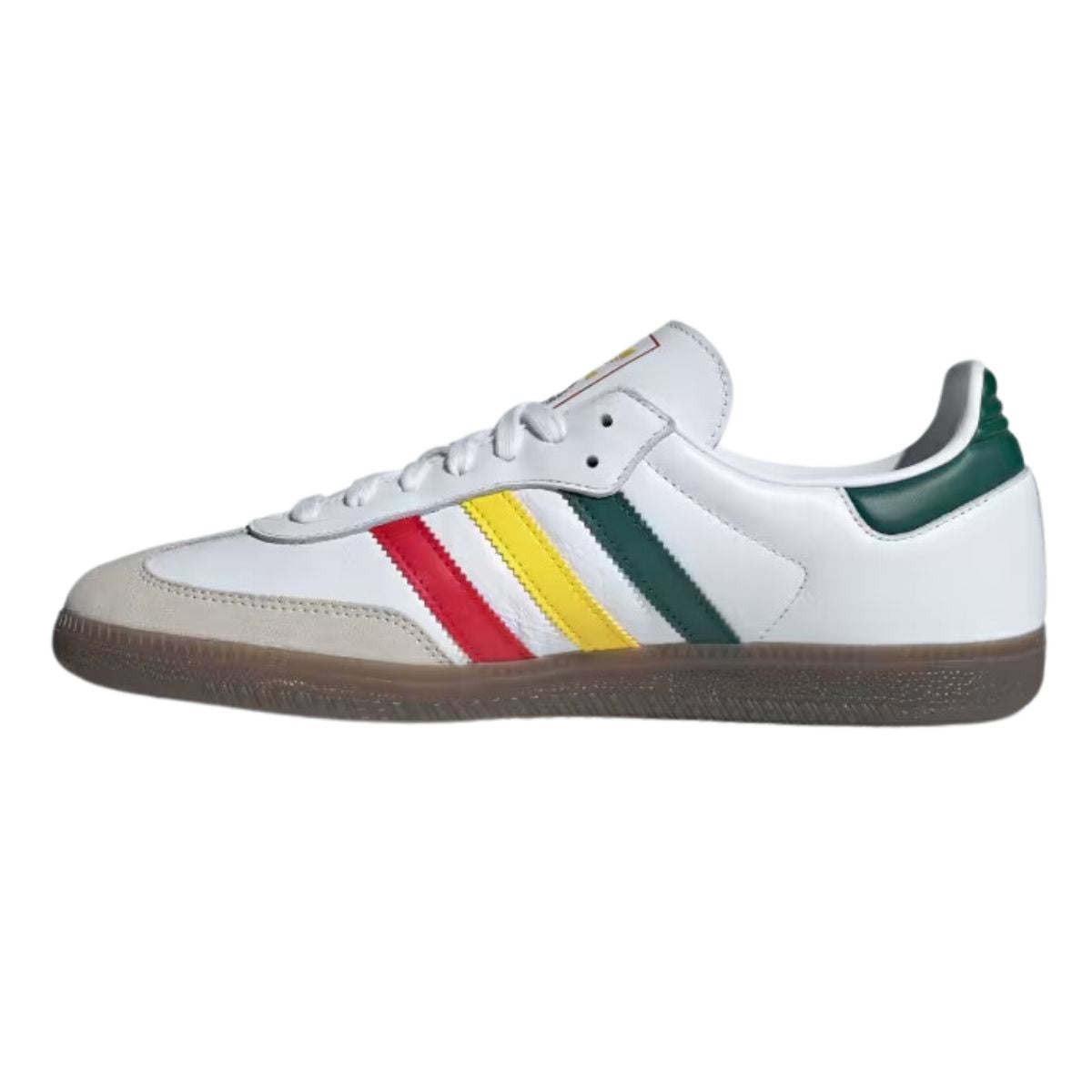 Adidas Samba OG Rasta White Yellow Green