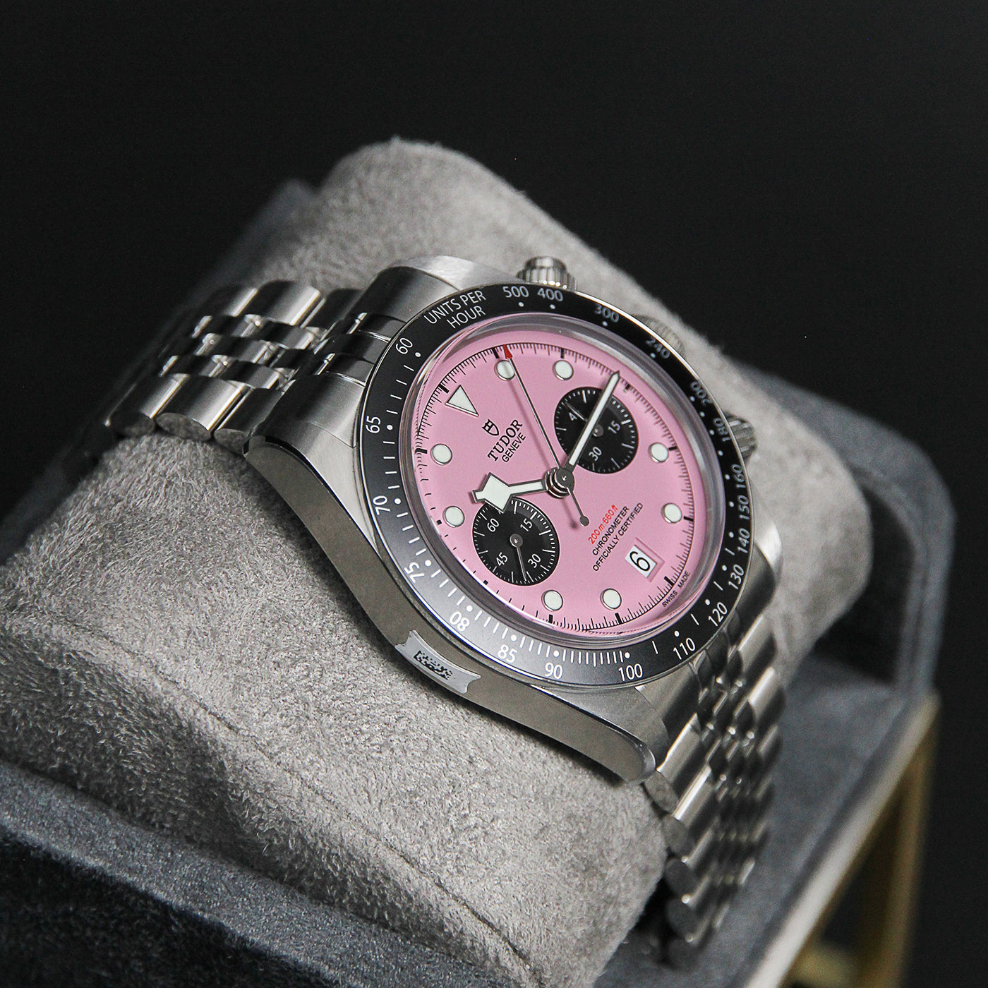 Tudor 41 Black Bay Chrono Pink Dial m79360n-0019