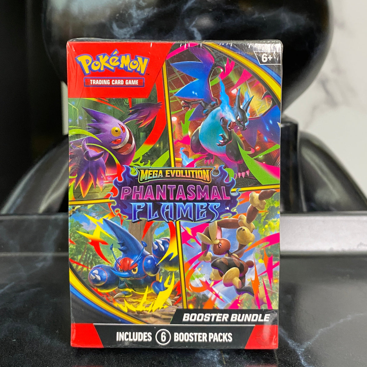 Pokemon TCG Mega Evolution Phantasmal Flame Booster Bundle & Display Box