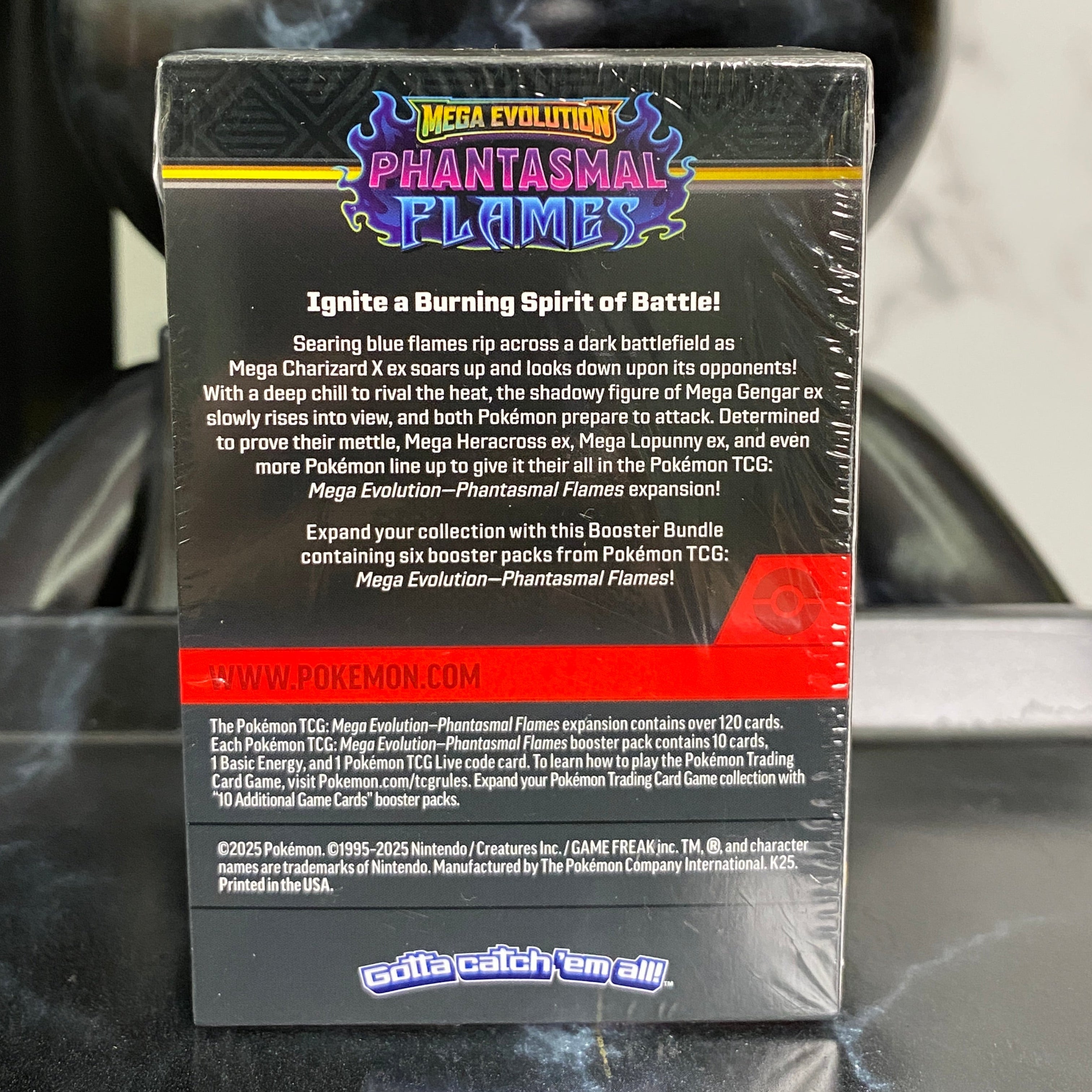 Pokemon TCG Mega Evolution Phantasmal Flame Booster Bundle & Display Box