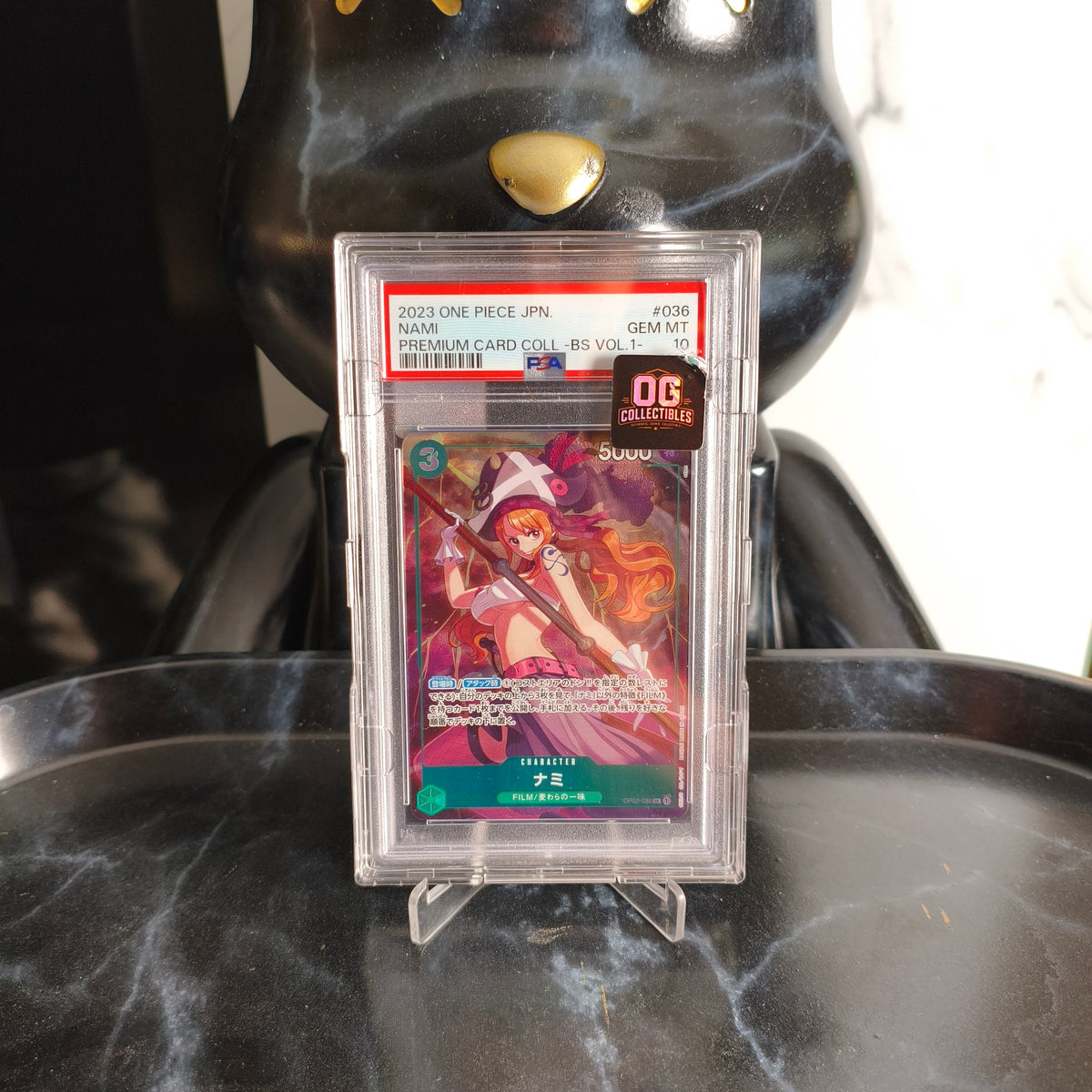 One Piece Card PSA 10 Nami SR OP02-036 Premium Card Collection Best Selection vol.1