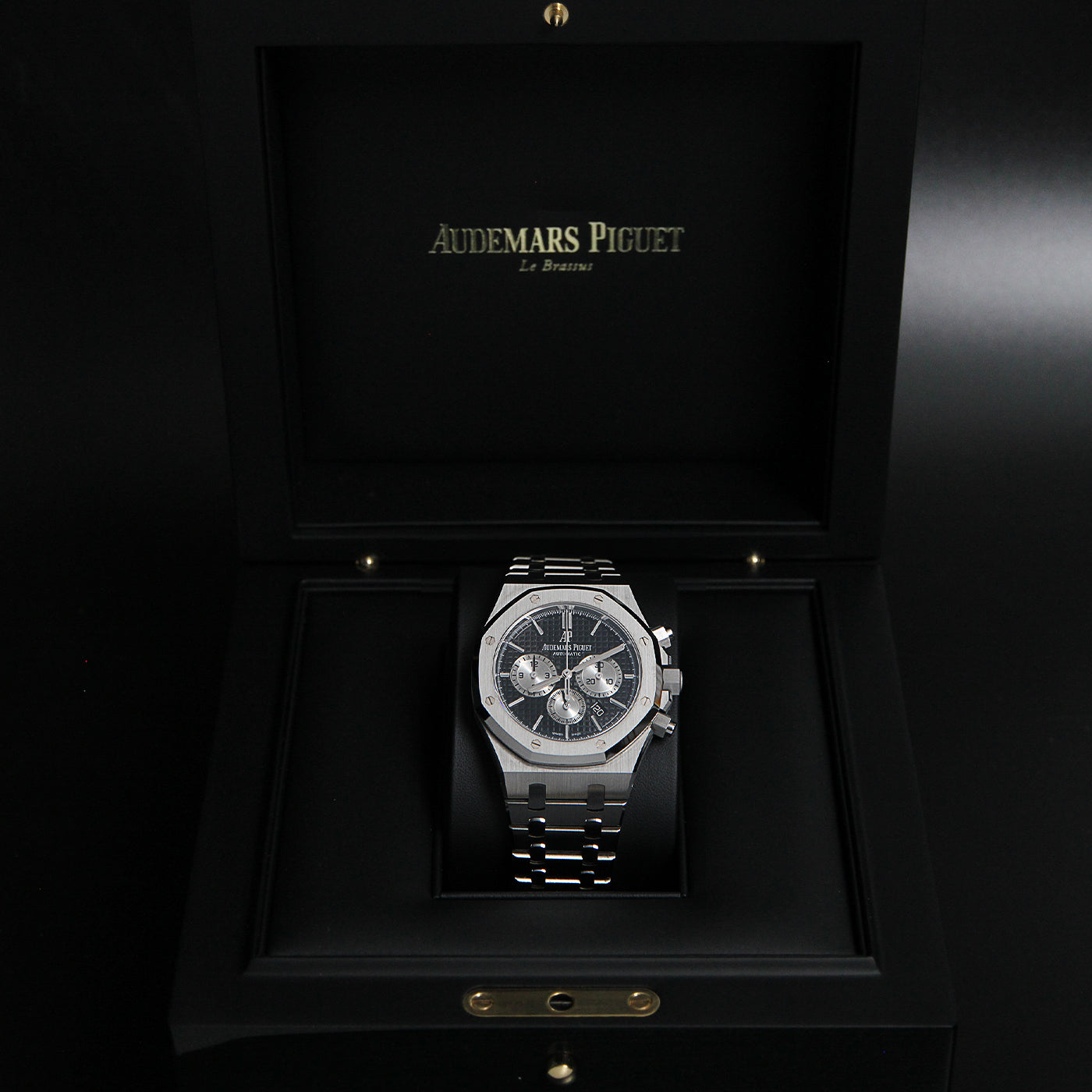 AP41 ROC Black Dial Silver Chrono  26331ST.OO.1220ST.02