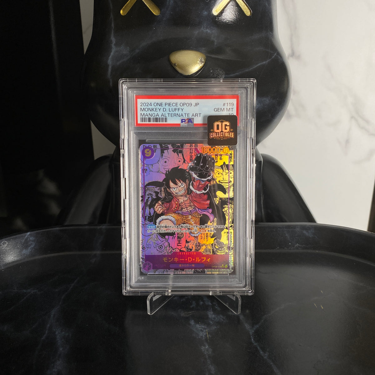 One Piece Monkey.D.Luffy SEC-SP Comic Parallel PSA 10 OP09-119 Booster Pack Emperors In The New World