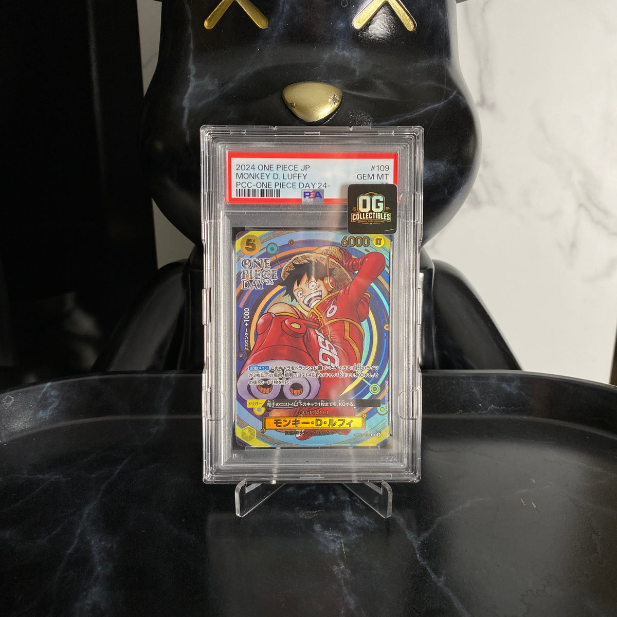 One Piece Monkey.D.Luffy SR PSA 10 OP07-109 Premium Card Collection ONE PIECE DAY 24