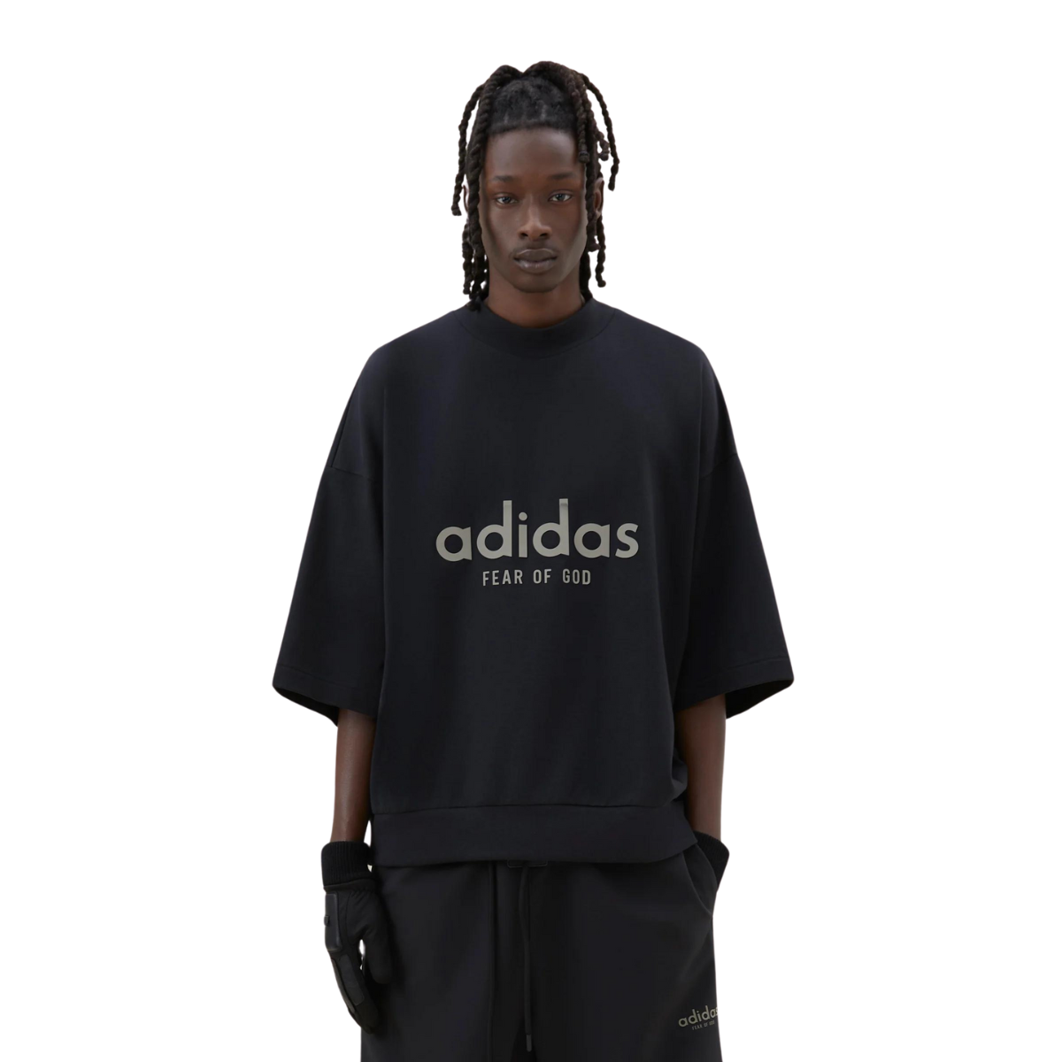 Adidas x Fear Of God Athletics Heavy Jersey T-shirt Black Noir