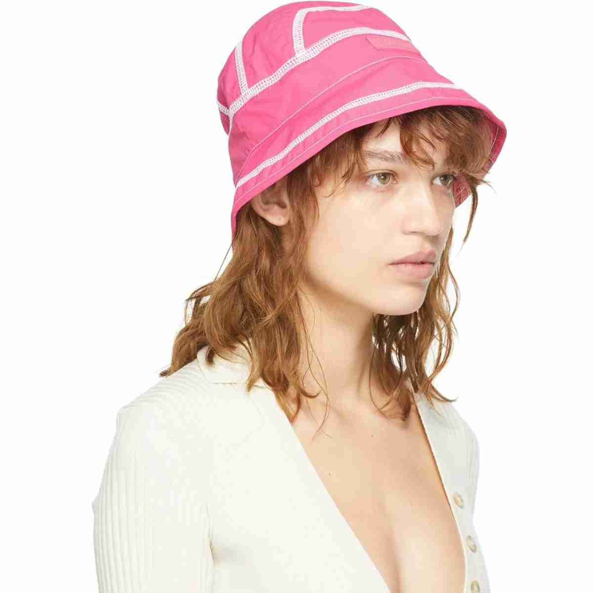 Jacquemus Pink 'Le Bob Frescu' Bucket Hat