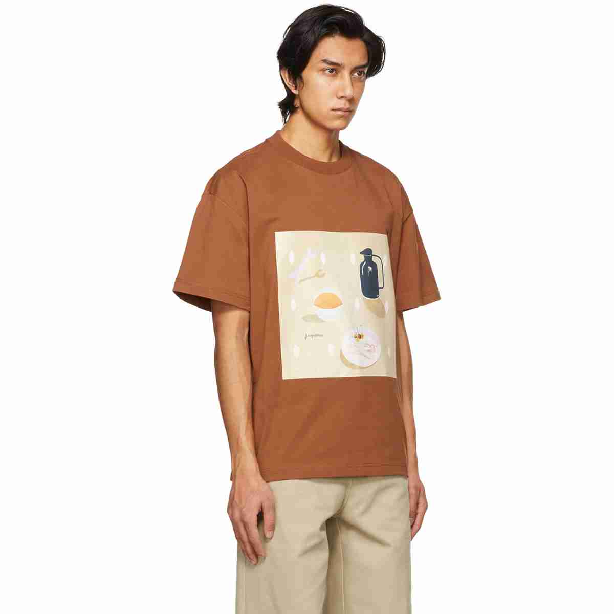 Jacquemus Brown 'Le Tableau' T-Shirt