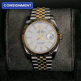 DateJust 41 White Index Dial Jubilee 126333