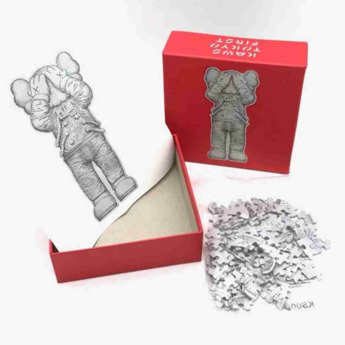 KAWS Tokyo First Puzzle 100 Pieces Separated