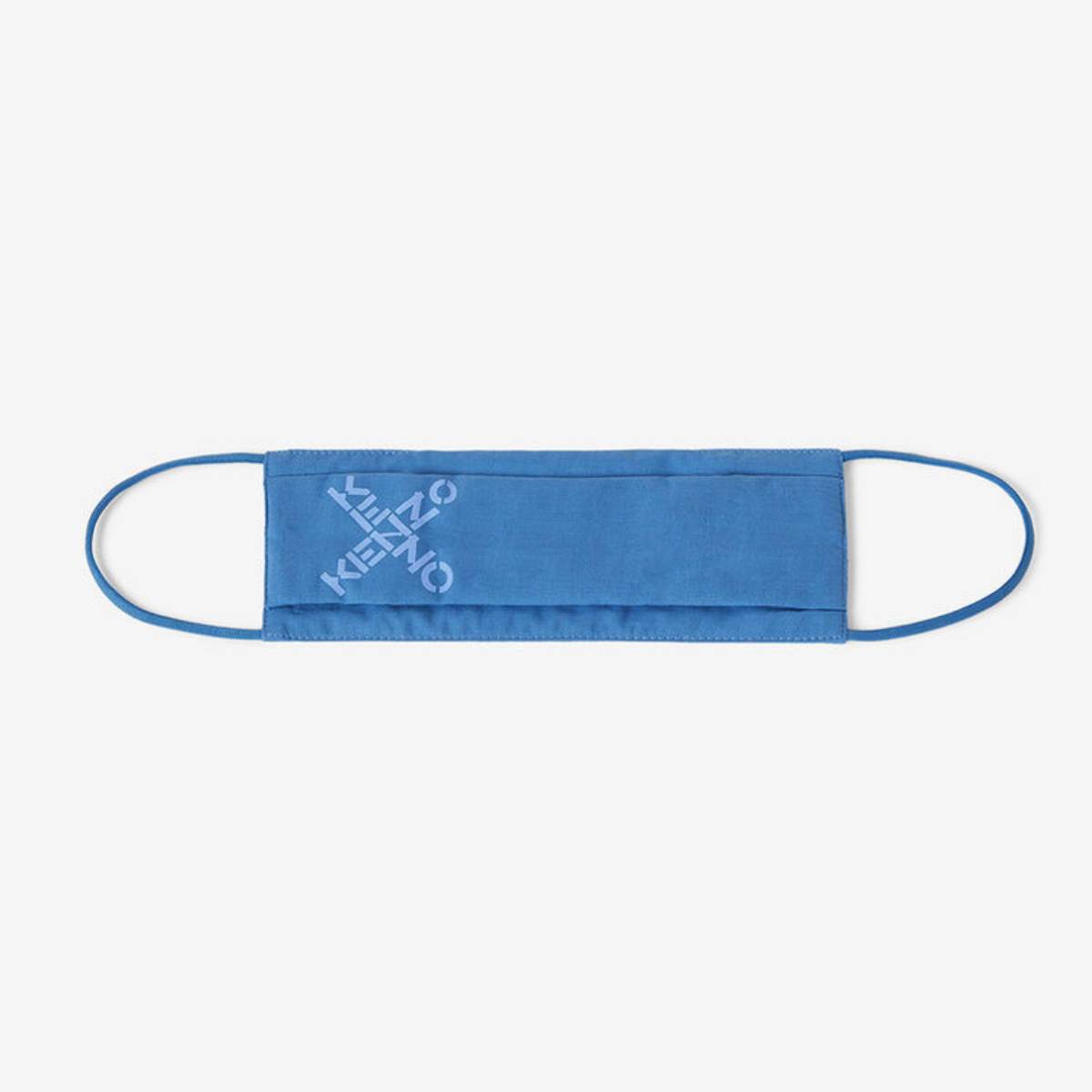 Kenzo Multicolor Sport Logo Face Mask Blue