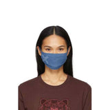 Kenzo Multicolor Sport Logo Face Mask Blue