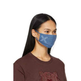 Kenzo Multicolor Sport Logo Face Mask Blue