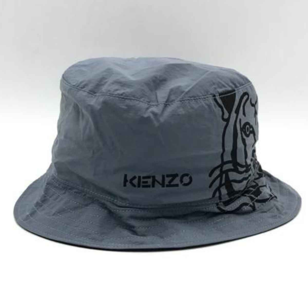 Kenzo Reversible Tiger Logo Print Bucket Hat