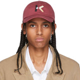 Kenzo Red Twill 'K' Cap