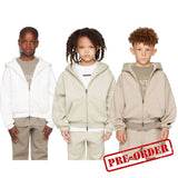 Fear Of God Essentials Kids Classic Fleece Zip-Up Hoodie