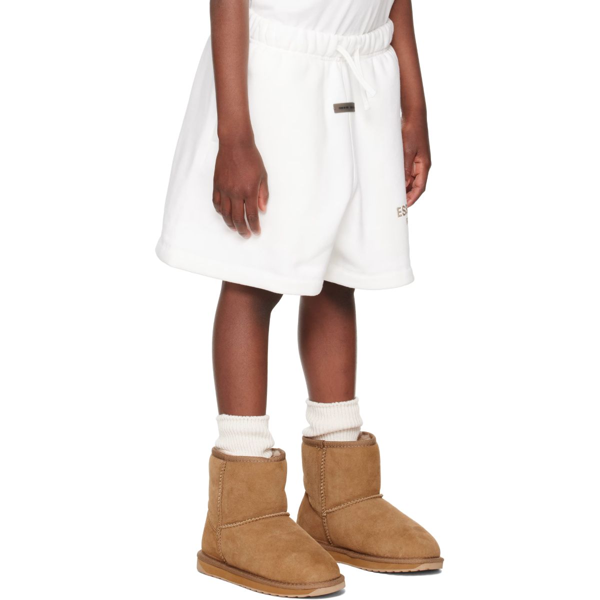 Fear of God Essentials Kids Fleece Soccer Shorts