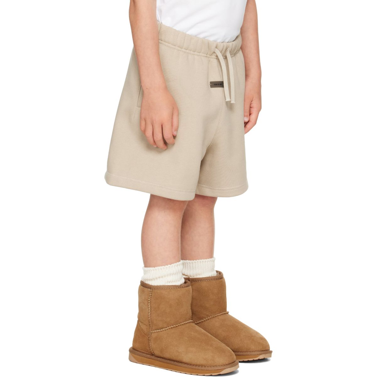 Fear of God Essentials Kids Fleece Soccer Shorts