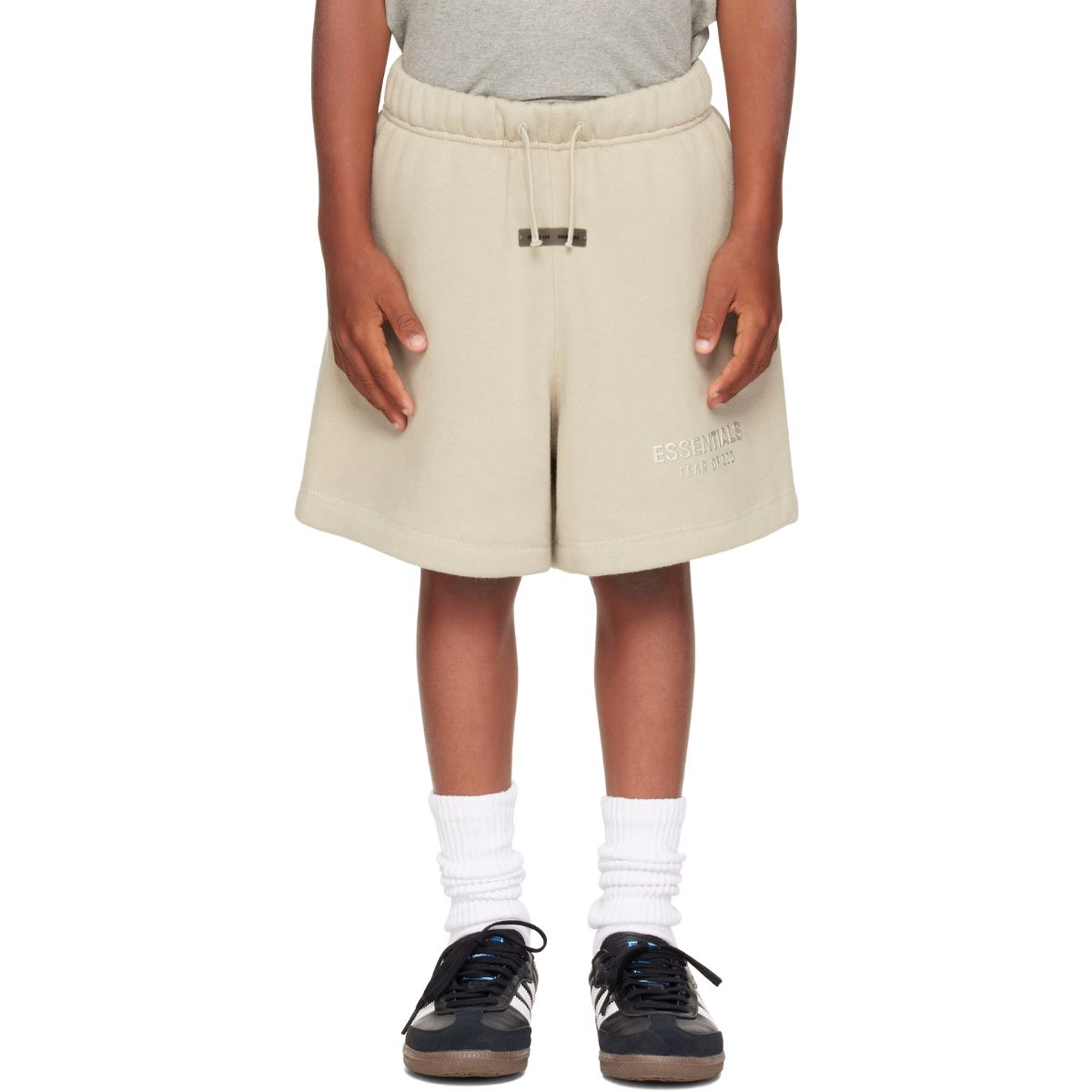 Fear of God Essentials Kids Fleece Soccer Shorts