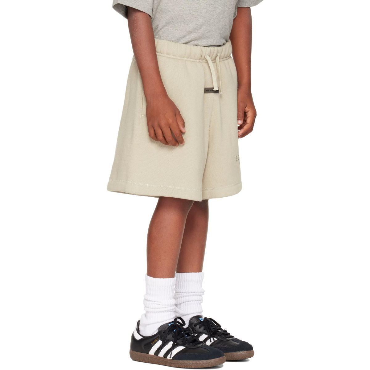 Fear of God Essentials Kids Fleece Soccer Shorts