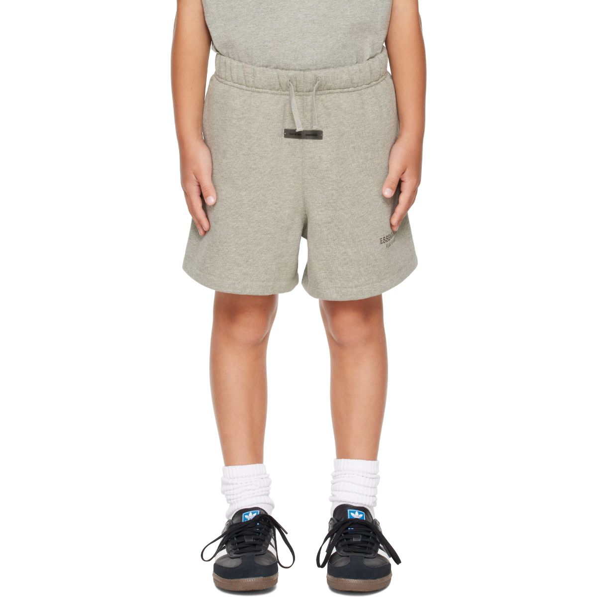 Fear of God Essentials Kids Fleece Soccer Shorts