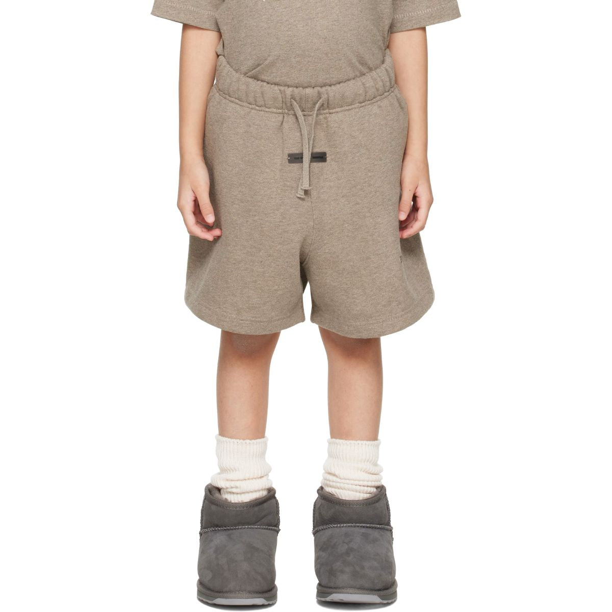 Fear of God Essentials Kids Fleece Soccer Shorts