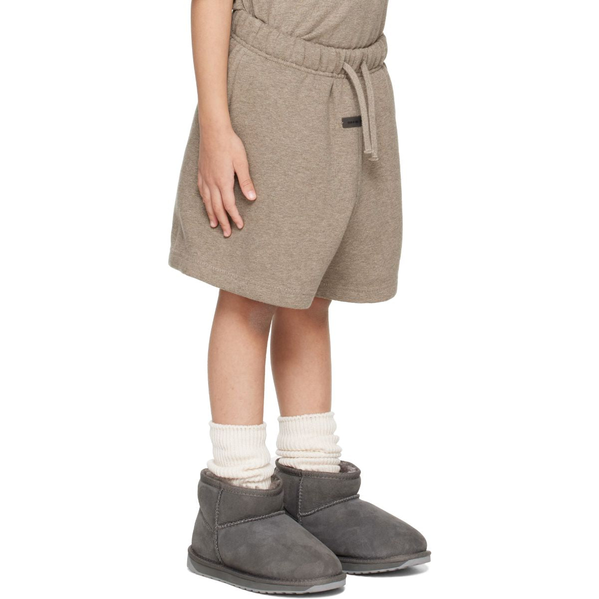 Fear of God Essentials Kids Fleece Soccer Shorts
