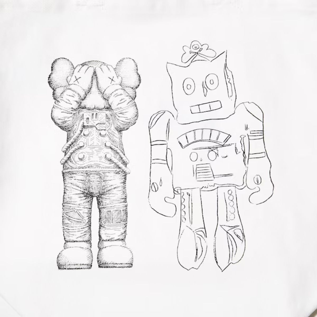 Uniqlo x KAWS x Warhol Tote Bag