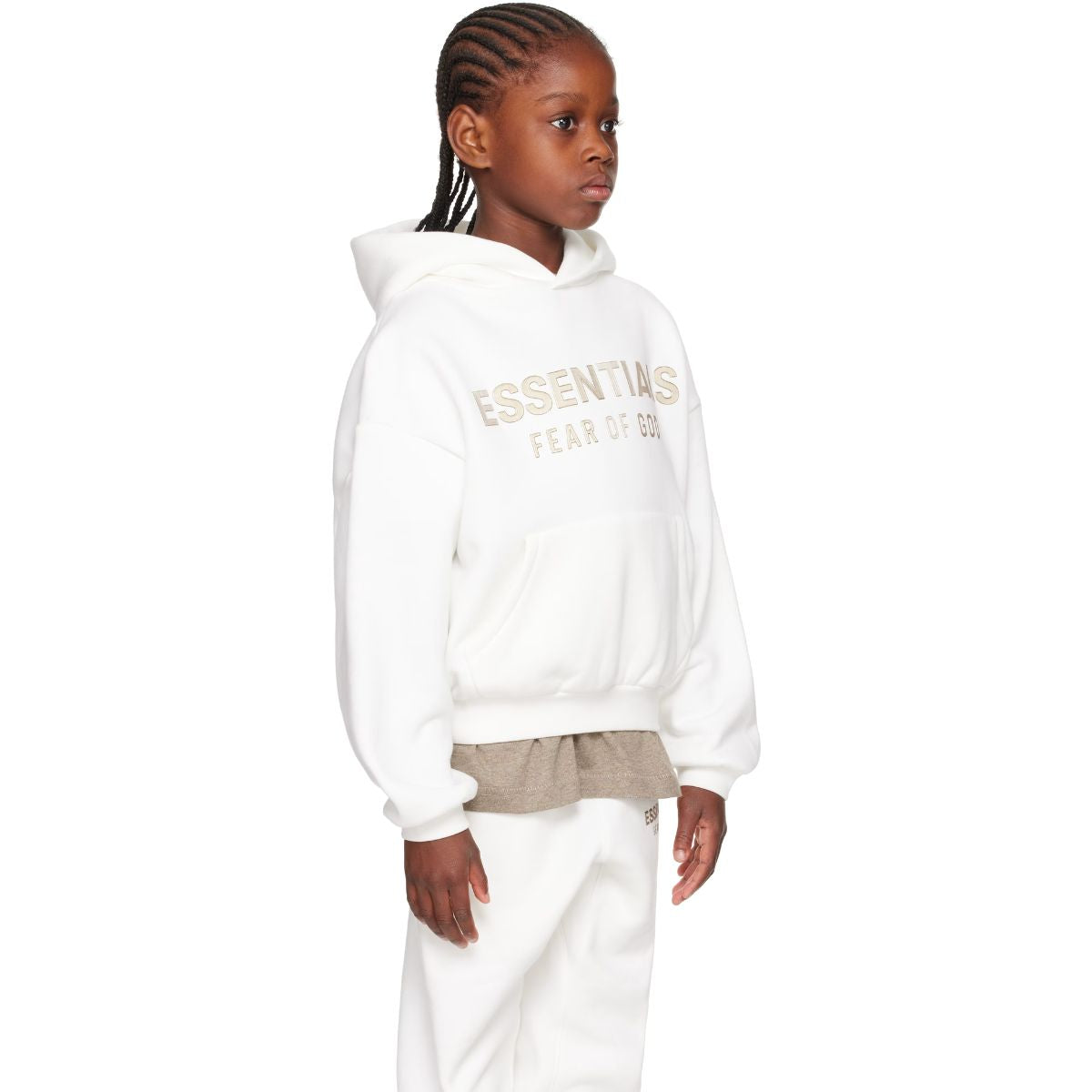 Fear Of God Essentials Kids Classic Fleece Hoodie