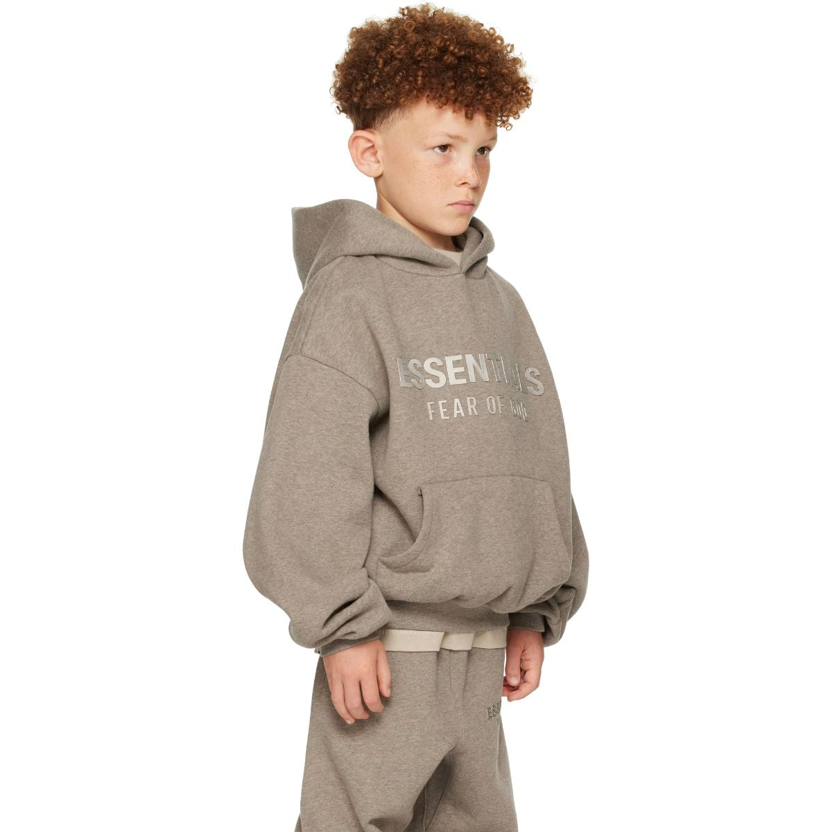Fear Of God Essentials Kids Classic Fleece Hoodie