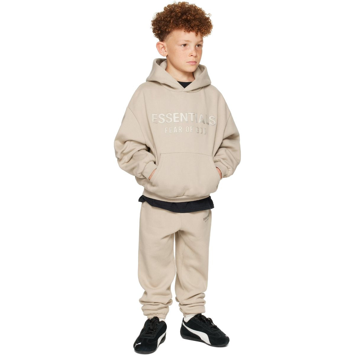 Fear Of God Essentials Kids Classic Fleece Hoodie