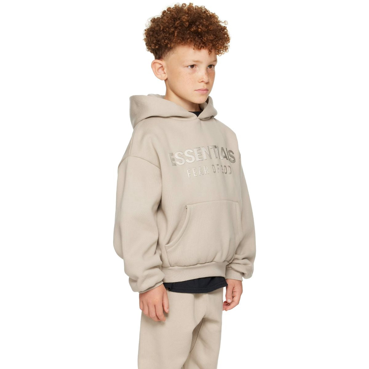 Fear Of God Essentials Kids Classic Fleece Hoodie