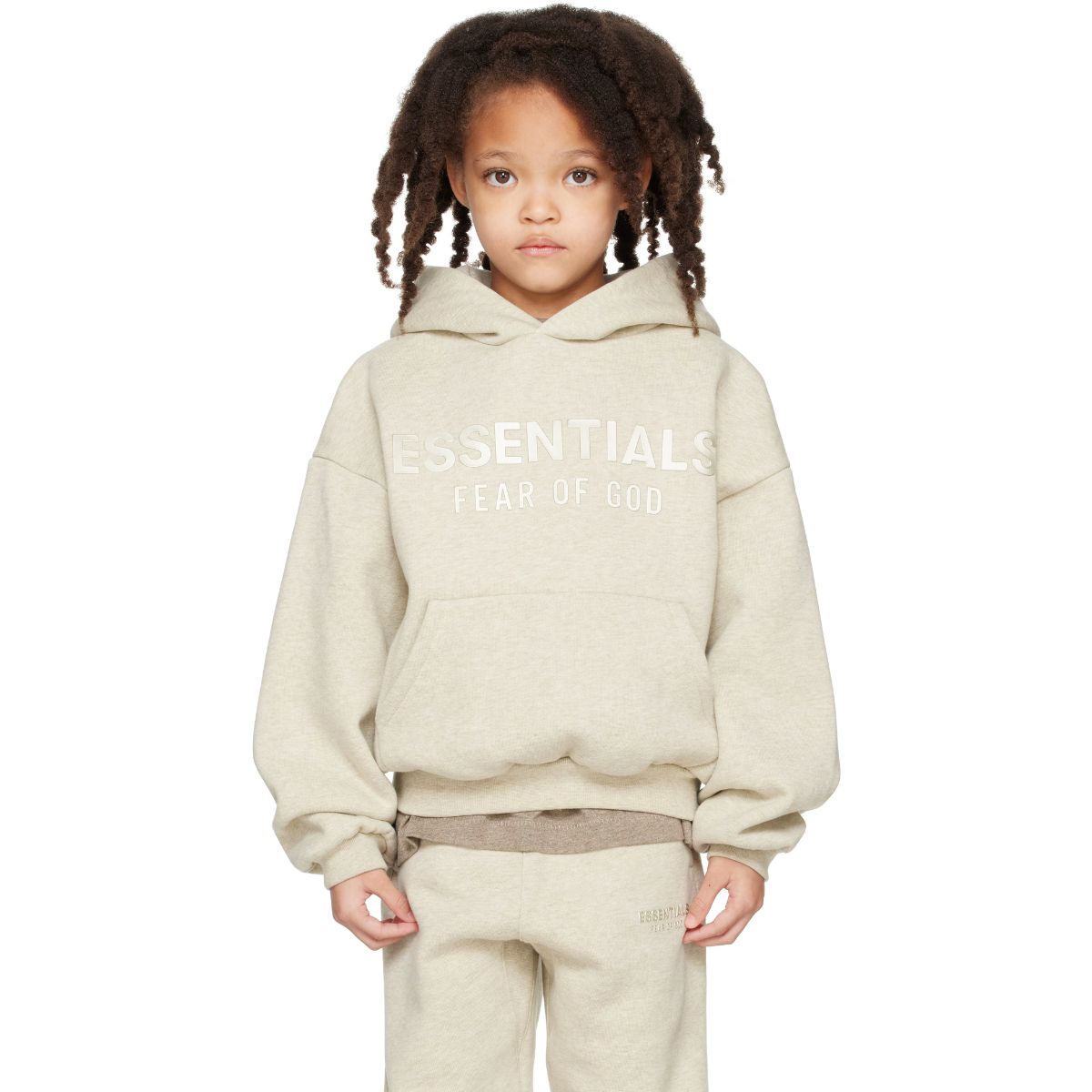 Fear Of God Essentials Kids Classic Fleece Hoodie