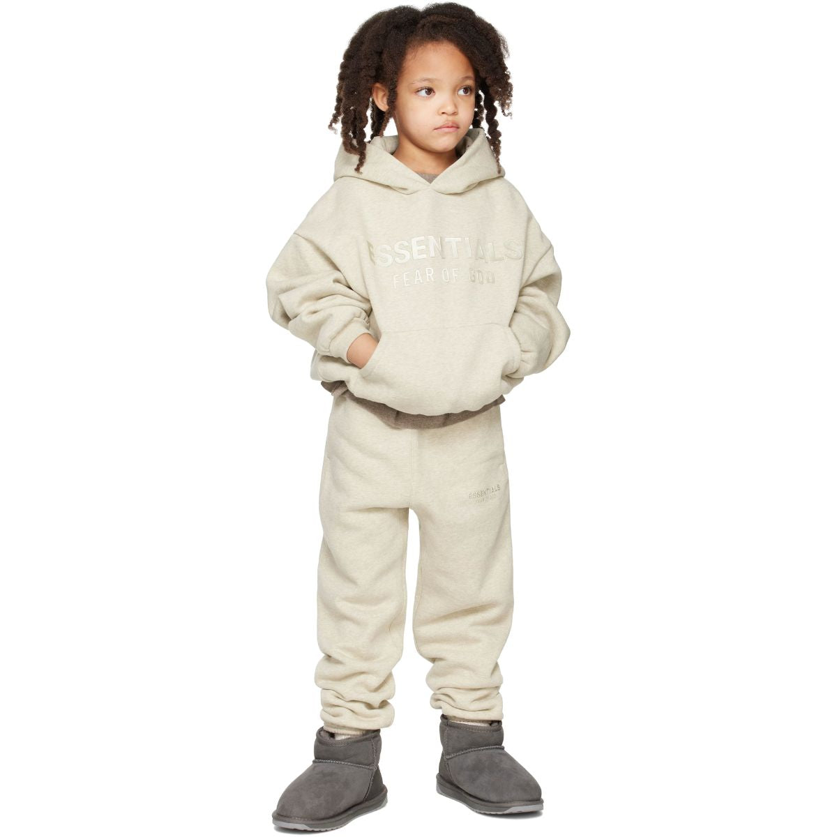 Fear Of God Essentials Kids Classic Fleece Hoodie