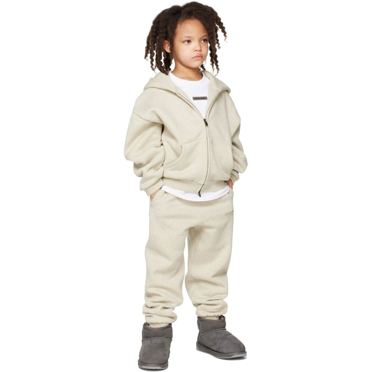 Fear Of God Essentials Kids Classic Fleece Zip-Up Hoodie