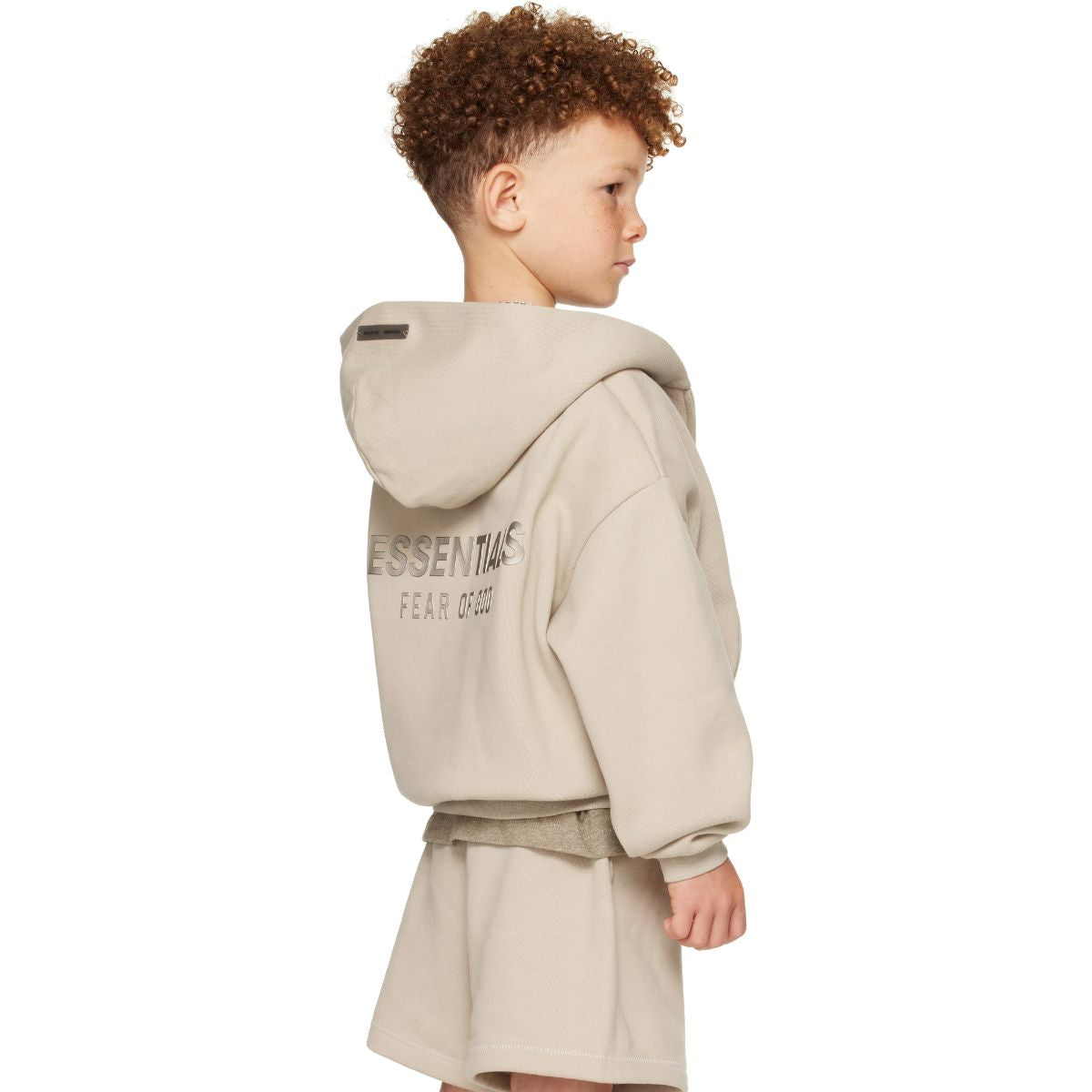 Fear Of God Essentials Kids Classic Fleece Zip-Up Hoodie