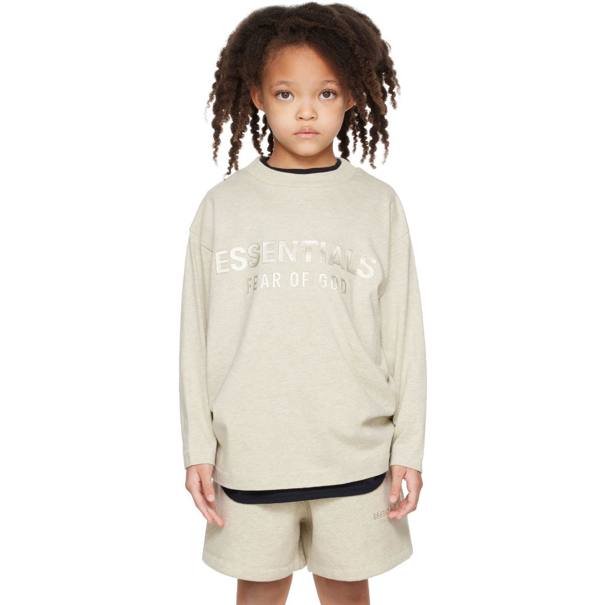 Fear of God Essentials Kids Classic Long Sleeve T-shirt