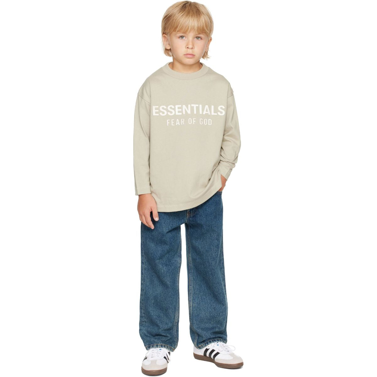 Fear of God Essentials Kids Classic Long Sleeve T-shirt
