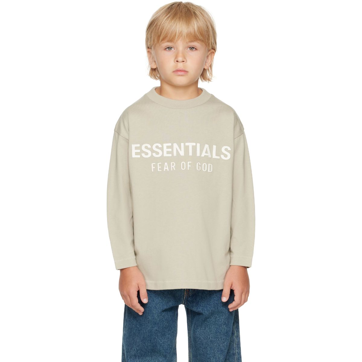 Fear of God Essentials Kids Classic Long Sleeve T-shirt
