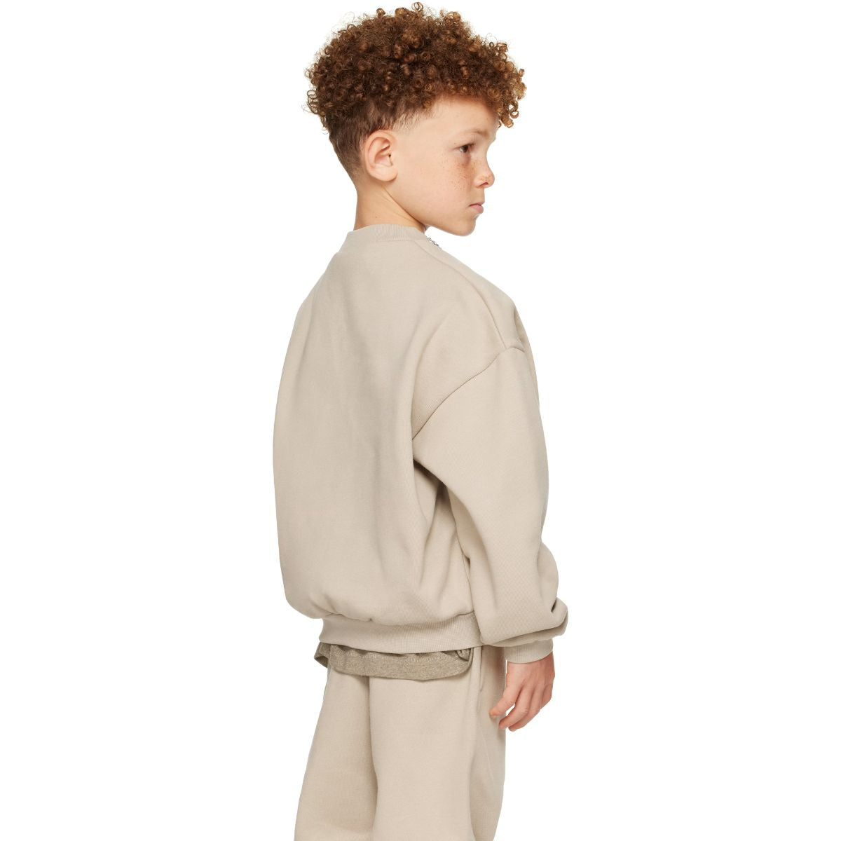 Fear Of God Essentials Kids Fleece Crewneck Sweatshirt