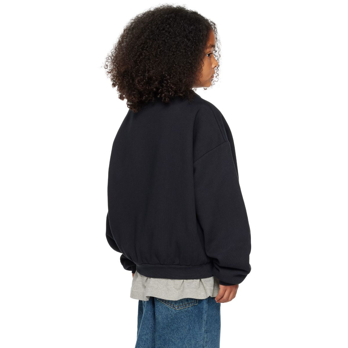 Fear Of God Essentials Kids Fleece Crewneck Sweatshirt