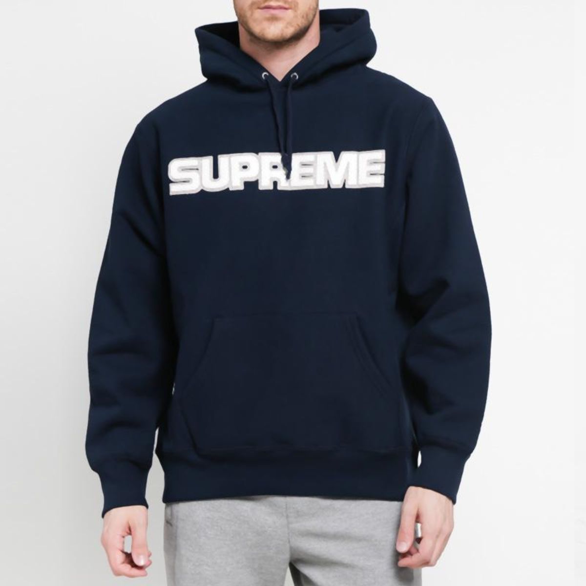 Supreme Perforated Leather Hoodie