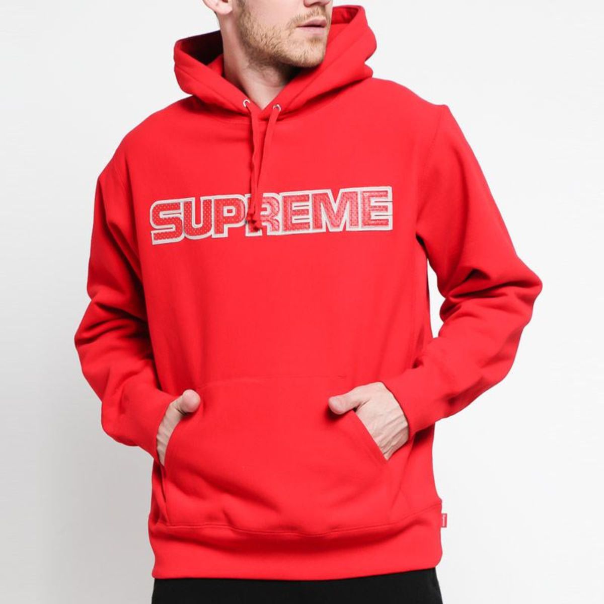 Supreme Perforated Leather Hoodie