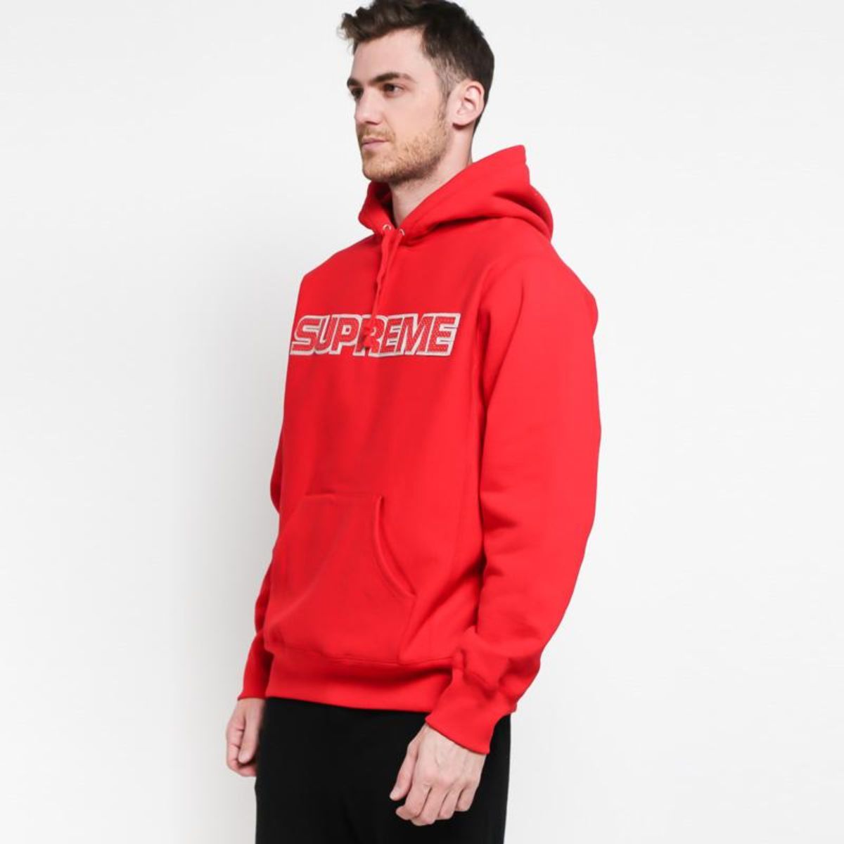 Supreme Perforated Leather Hoodie