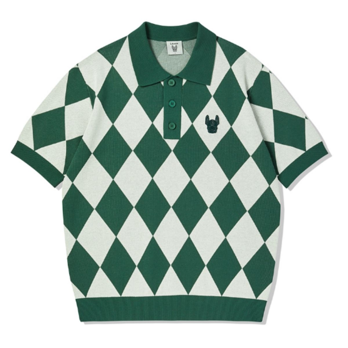 LifeWork Argyle Collar T-Shirt Knit