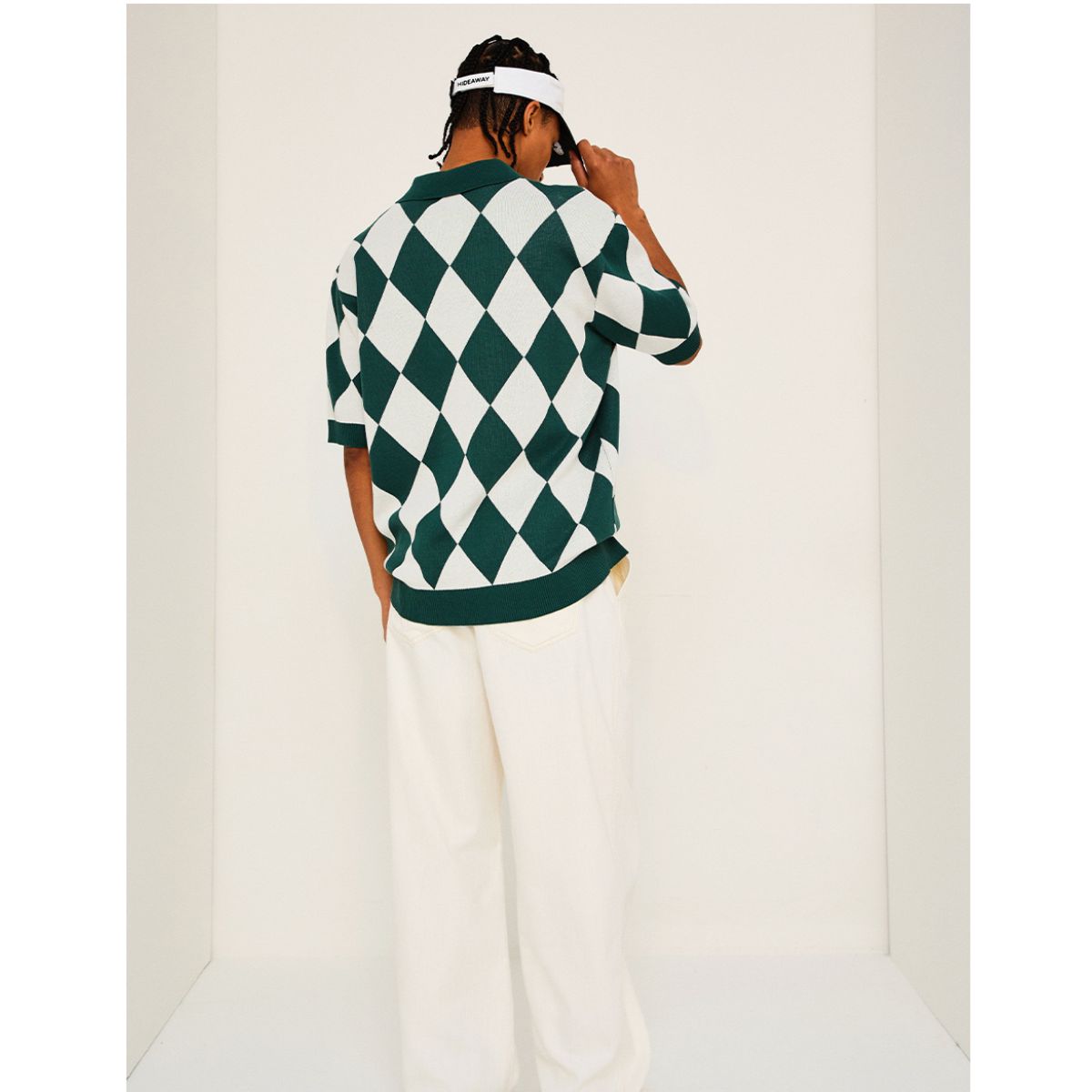 LifeWork Argyle Collar T-Shirt Knit