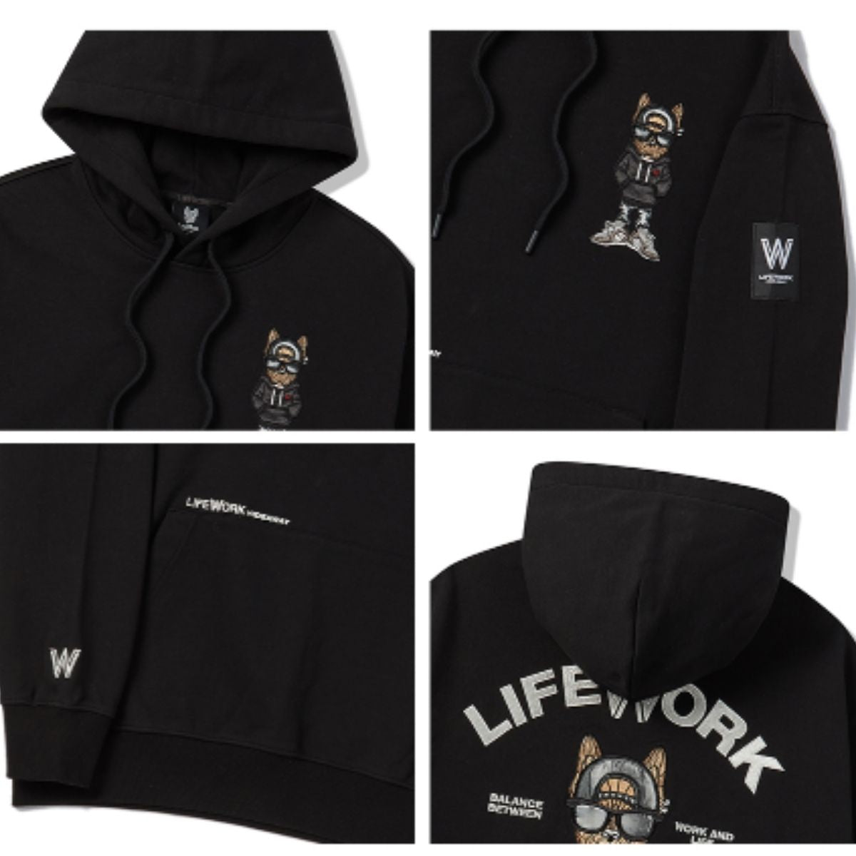 LifeWork Ball Cap Hipdog Hoodie