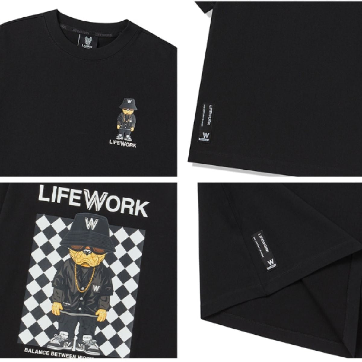 LifeWork Checkerboard Hipdog T-Shirt