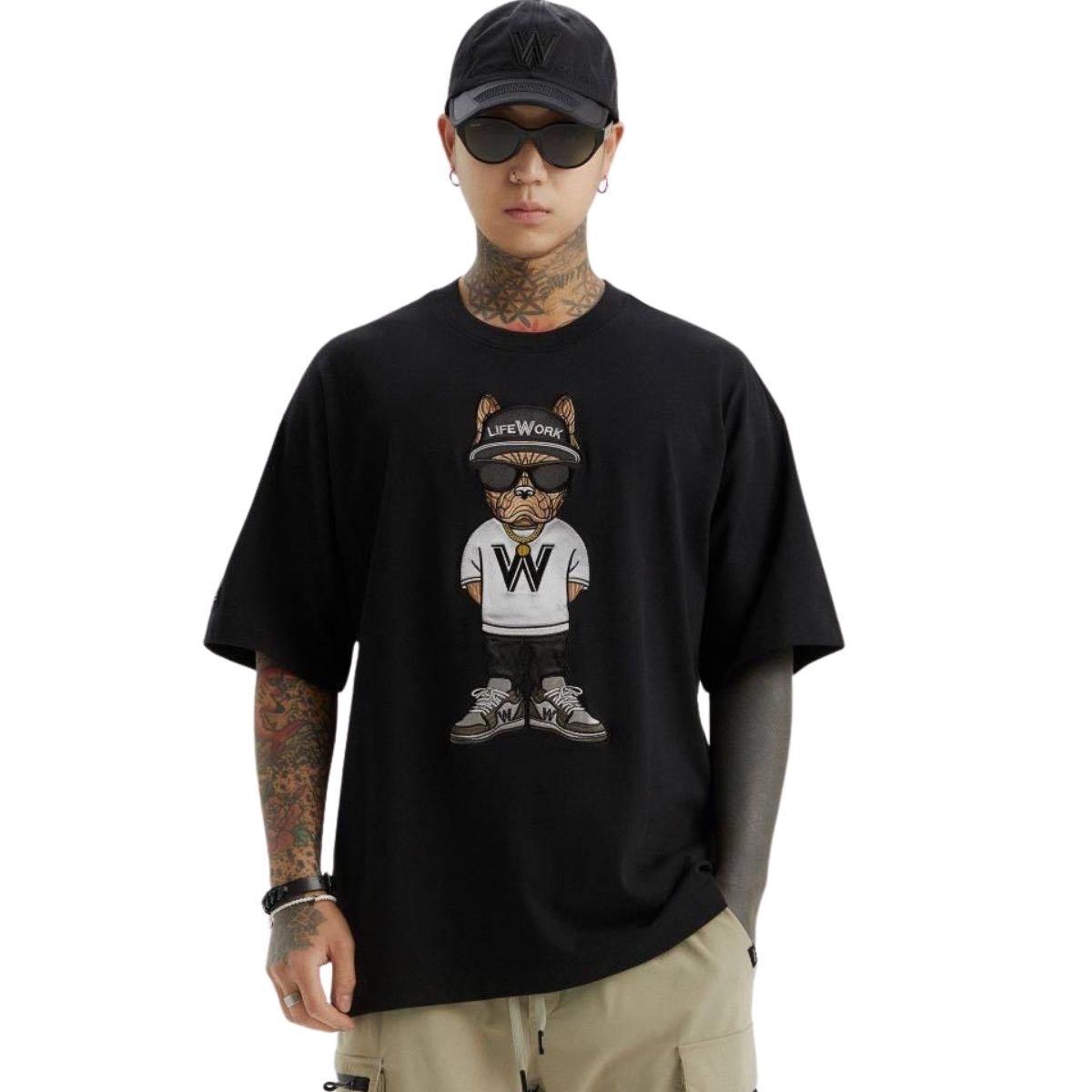 LifeWork Hipdog Applique T-shirt