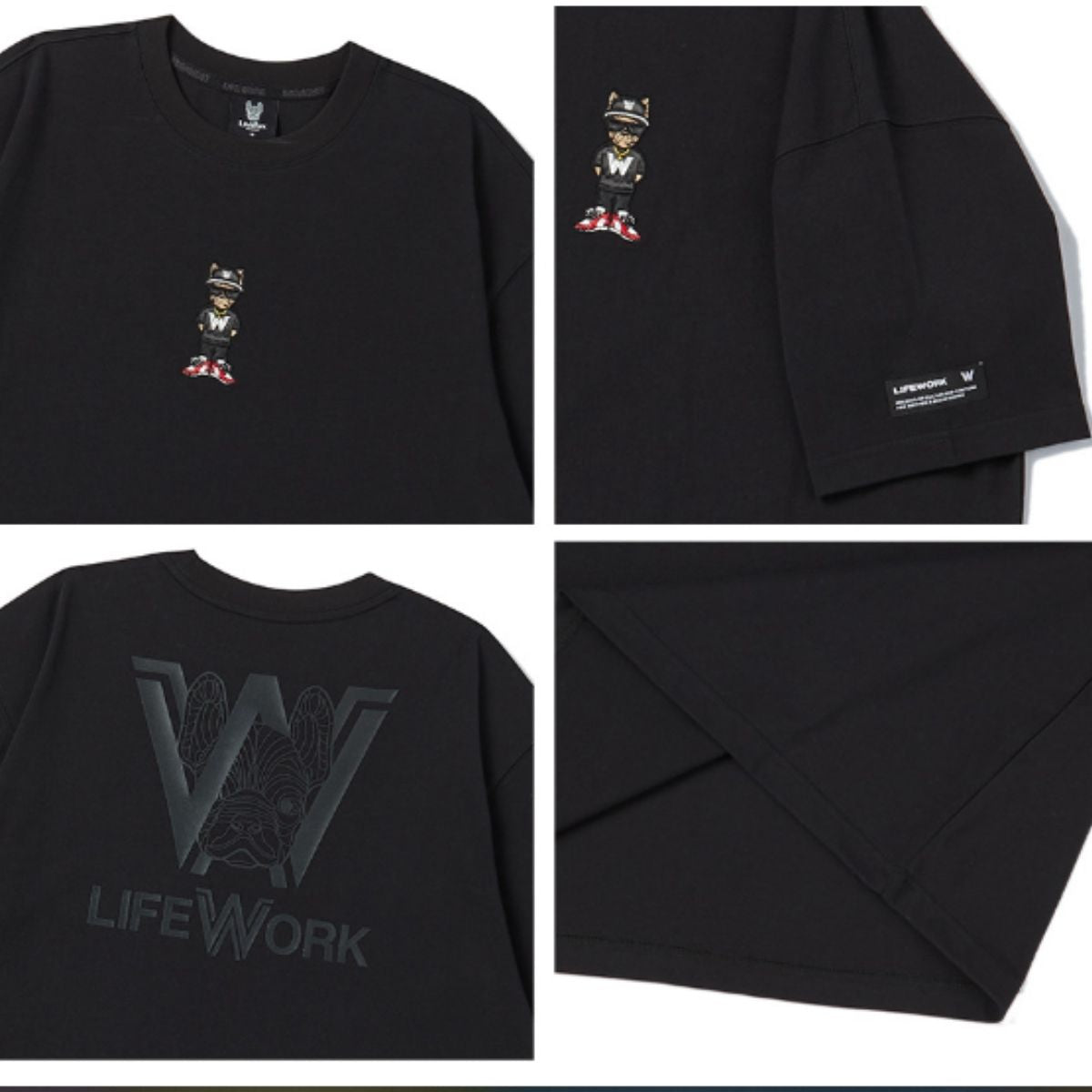 LifeWork Mini Embroidered Hipdog T-Shirt