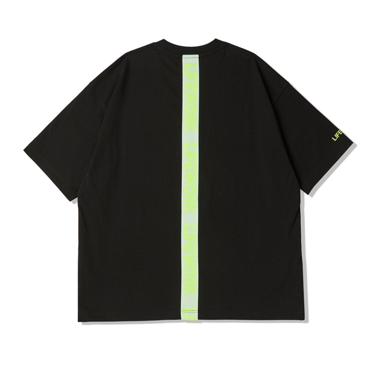 LifeWork neon tape T-shirt